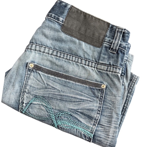 Rocawear Other - Rocawear Men's Denim Shorts Light Wash Regular Fit Size 36 Y2K Hip Hop